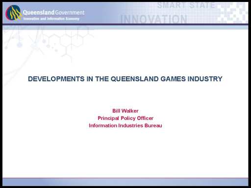 Click here for the next slide - Bill Walker - State Announcements QLD